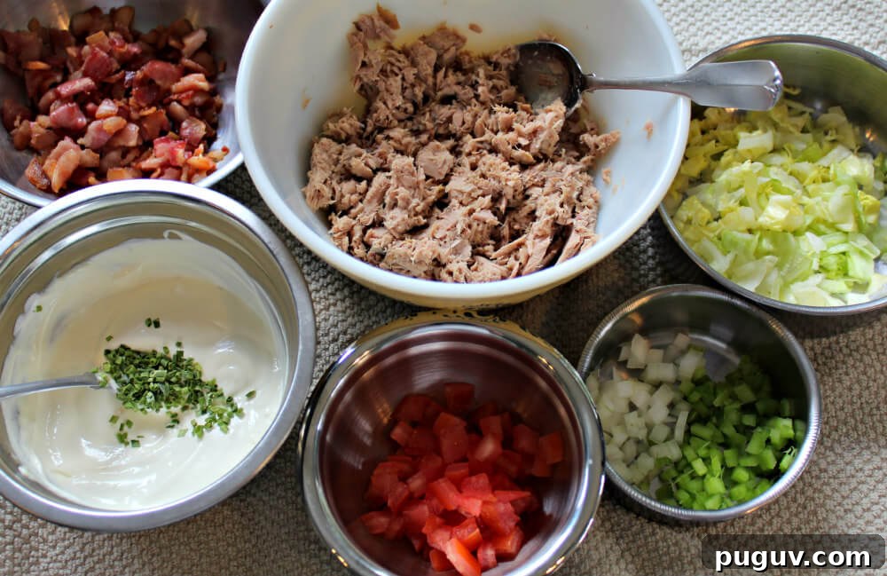 Keto BLT Tuna Salad Recipe: Low-Carb Lunch Idea 3 Keto BLT Tuna Salad2
