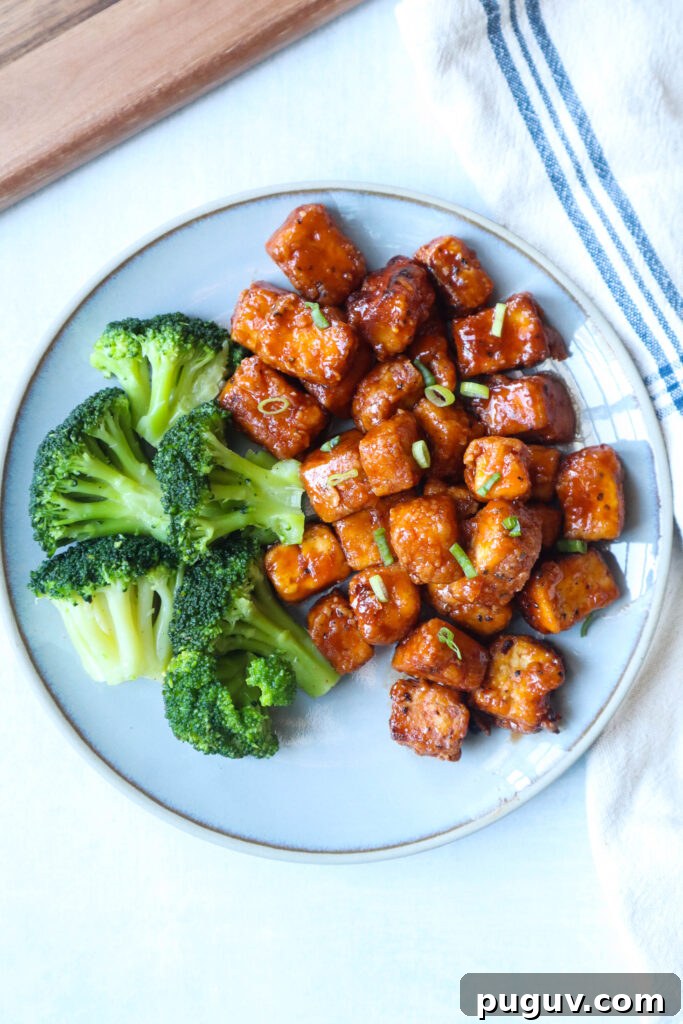 Spicy Firecracker Tofu Recipe for Crispy Asian-Style Tofu 4 Firecracker tofu pieces