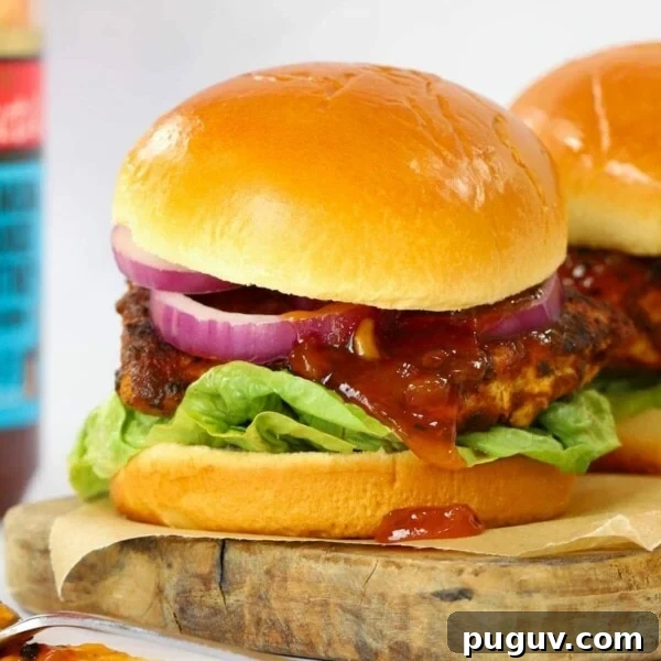 Crispy Homemade Chicken Nuggets Recipe for Family Meals 9 Homemade Chicken Tikka Burger on a serving board, ready to eat.