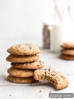 Soft Funfetti Sugar Cookies Recipe — Colorful Party Treats 8 Funfetti Cookie dough, full of rainbow sprinkles