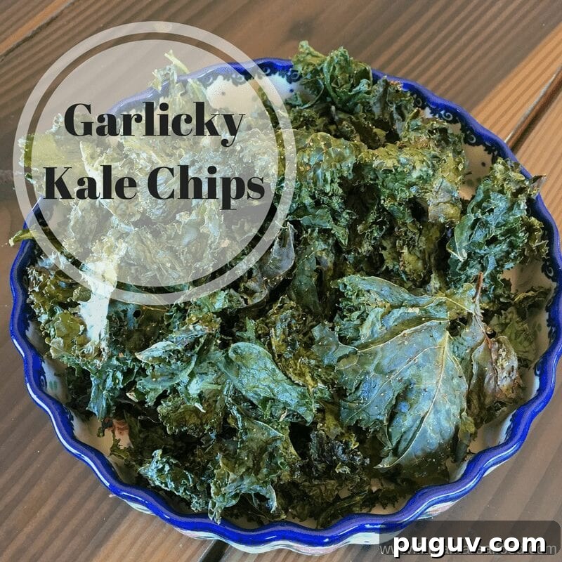 garlicky kale chips