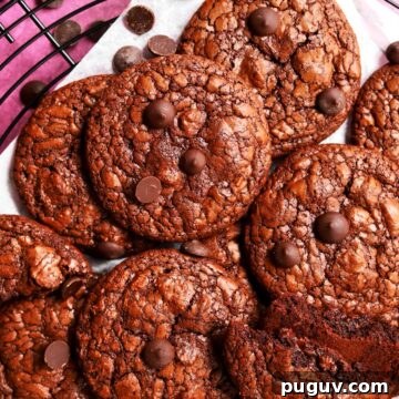 Fudgy Flourless Brownie Cookies — Gluten-Free Chocolate Treats 10 flourless brownie cookies