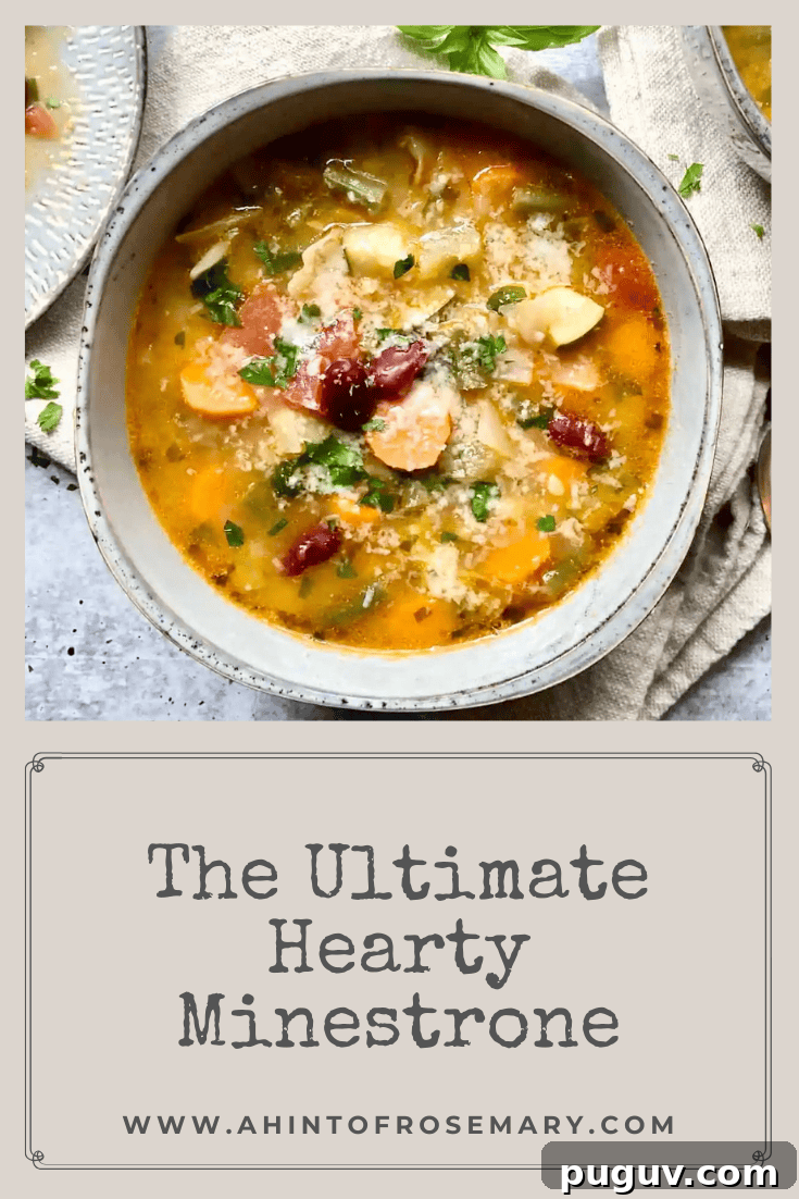 Hearty Minestrone Recipe: Comforting Italian Vegetable Soup 7 The Ultimate Hearty Minestrone