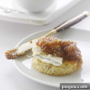 Homemade Fig Jam Made with Dried Figs: Sweet & Simple Recipe 6 Fig Jam with aged goat cheese on crisp toast