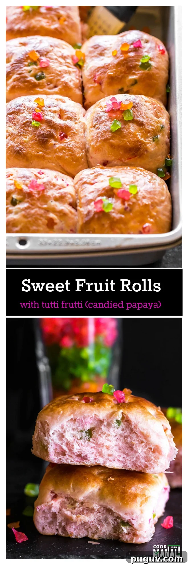 Homemade Sweet Fruit Rolls Recipe: Soft, Chewy Fruit Leather 11 sweet-fruit-rolls-collage
