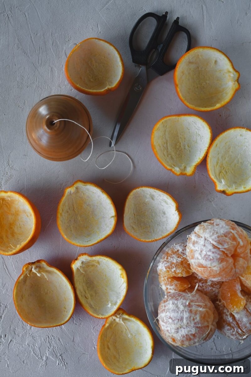 DIY Orange Peel Star Garland: Natural Holiday Decoration Tutorial 7 img 29184 6