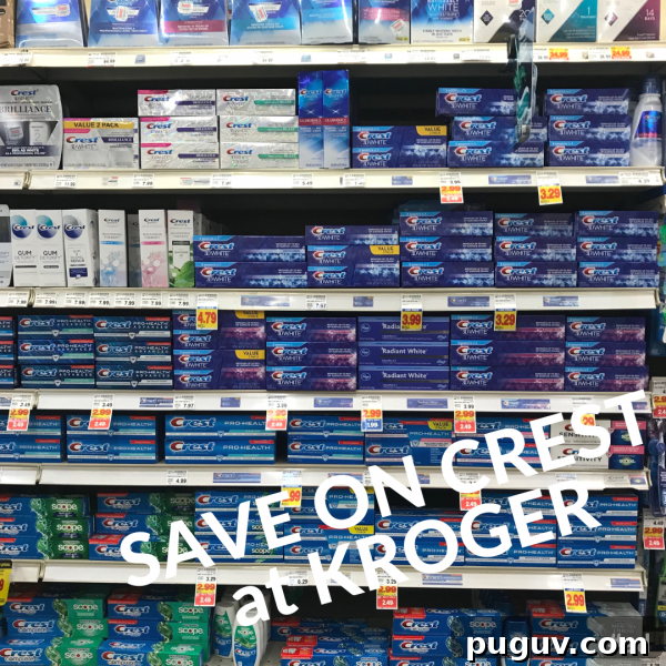 5 Quick Ways to Whiten Your Smile for the Holidays (Free Crest at Kroger) 4 How You Can Get FREE Crest toothpaste at Kroger. Combine this offer with the $2 Crest coupon and the additional $1 off makes the Crest product FREE.