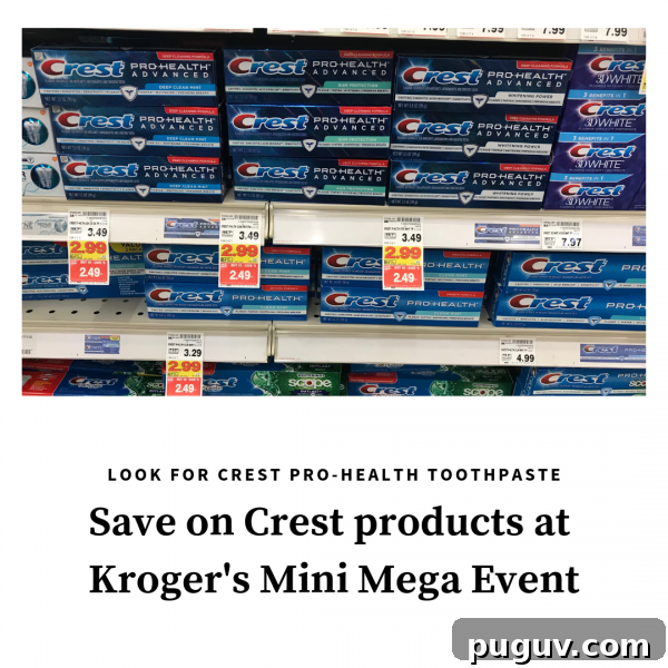 5 Quick Ways to Whiten Your Smile for the Holidays (Free Crest at Kroger) 6 Crest toothpaste options at Kroger