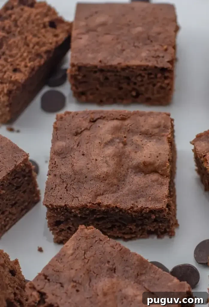 Galaxy Brownies Recipe: How to Make Swirled Chocolate Space Brownies 3 Galaxy Brownies close-up