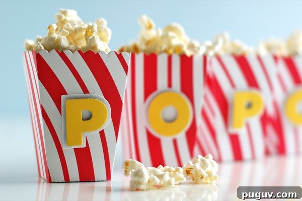 Mini Popcorn Boxes for Parties, Weddings, and Movie Nights 4 mini popcorn boxes NoBiggie.net