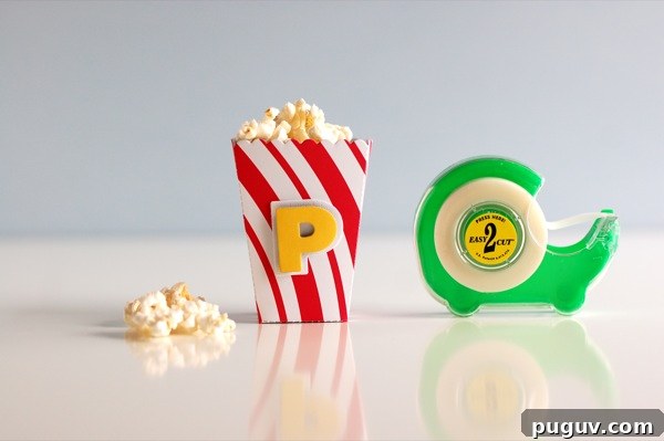 Mini Popcorn Boxes for Parties, Weddings, and Movie Nights 5 mini popcorn boxes NoBiggie.net