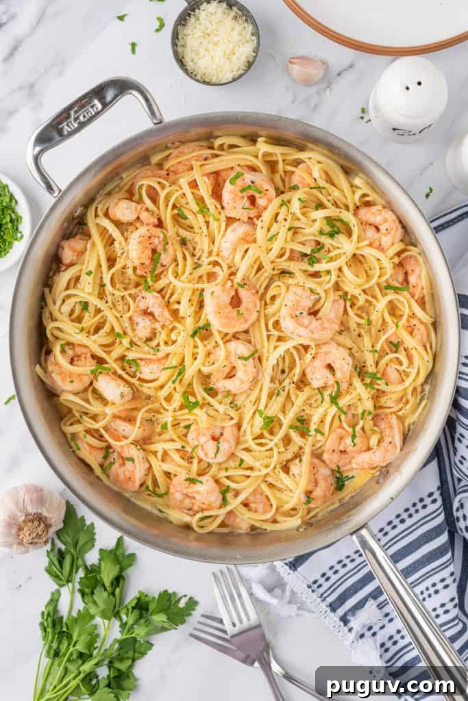 Perfect Pairings for Bruschetta: Appetizers, Salads & Wines 5 Garlic shrimp and pasta cooked in a skillet.