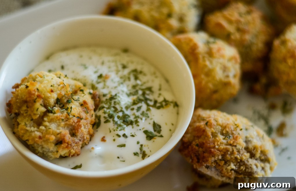 Crispy Air-Fried Mushrooms (Gluten-Free Option) 6 air fried mushrooms
