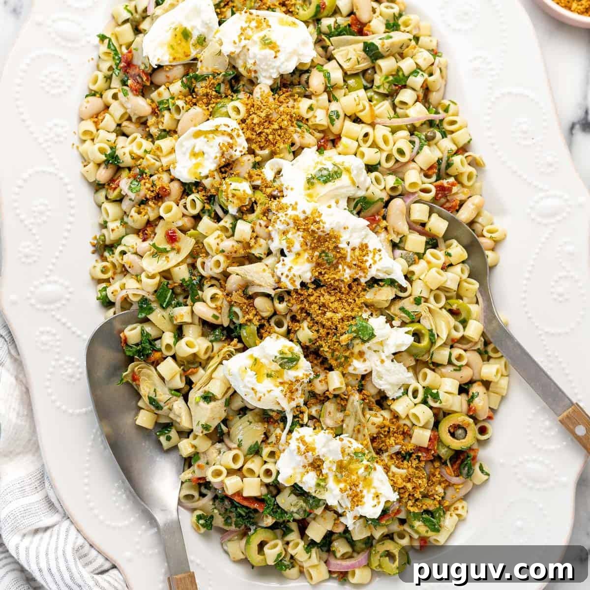 20-Minute Greek Orzo Salad with Feta & Olives 9 img 35210 8