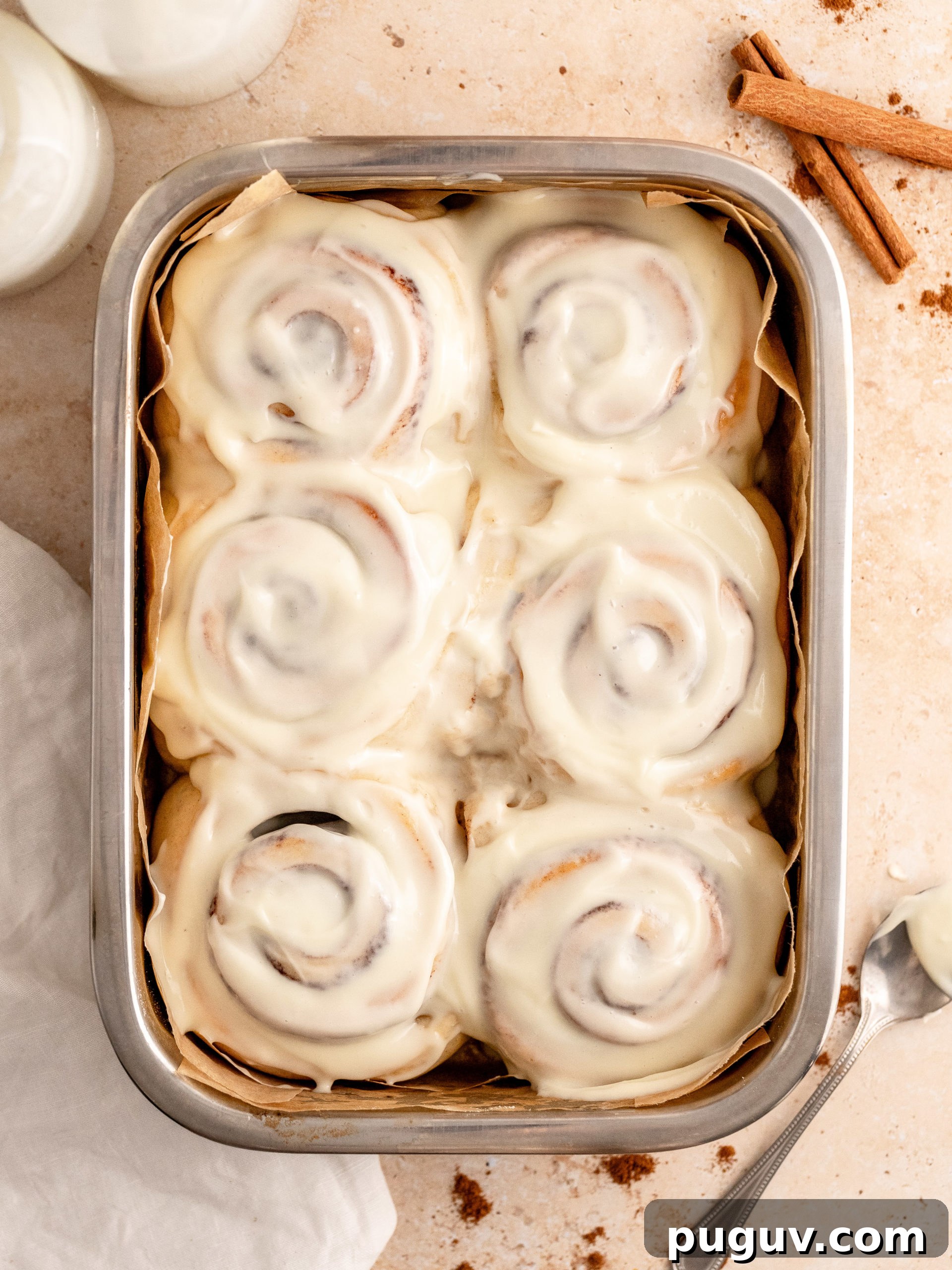 Cinnamon Rolls for Two: Small-Batch Recipe with Gooey Frosting 2 Small batch cinnamon rolls
