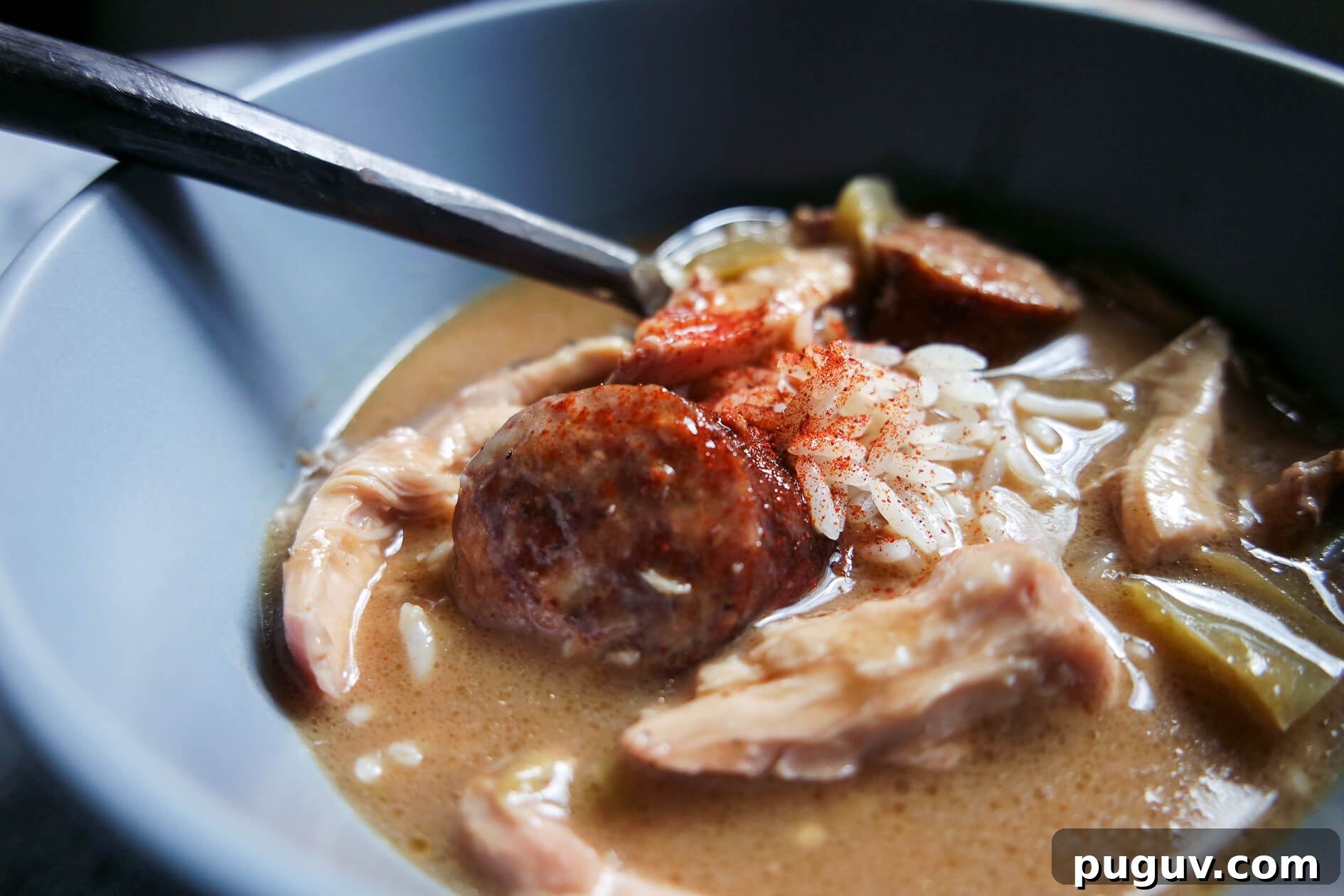 rich chicken and andouille gumbo recipe