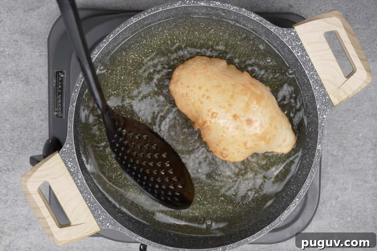 Ready Punjabi bhatura.