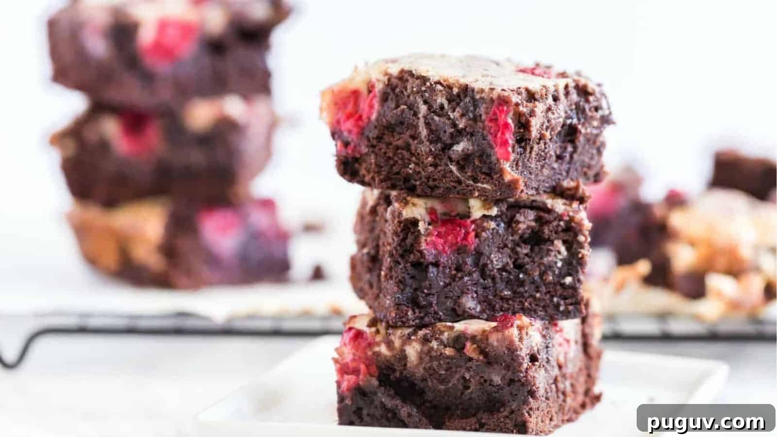 Raspberry Cheesecake Brownies
