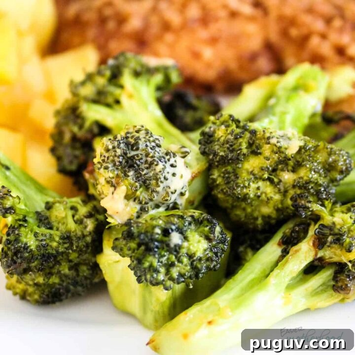 Air fryer broccoli and cheese