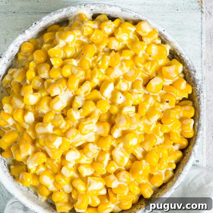 Creamed corn