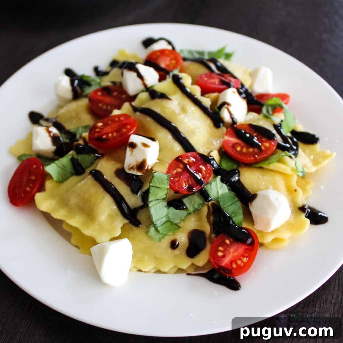 Caprese ravioli