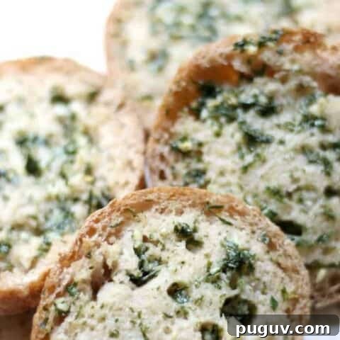 Gluten-free sourdough garlic bread