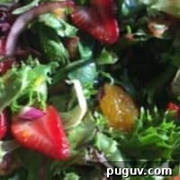 Berry mandarin tossed salad