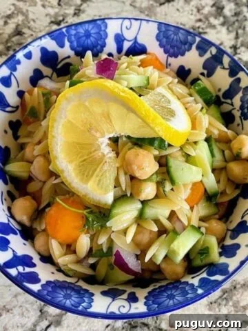Lemony Orzo Salad Recipe