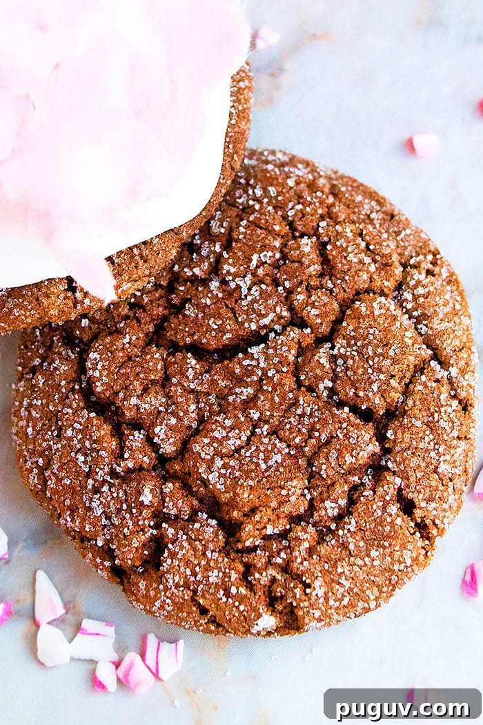 Easy Spicy Mexican Hot Chocolate Cookies on Marble Background 