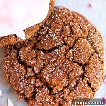 Easy Spicy Mexican Hot Chocolate Cookies on Marble Background