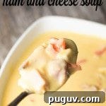 Weekly Recipe Roundup: 10 Must-Try Dishes from Issue 39 9 Crock Pot Ham and Cheese Soup: Delicious cheesy soup much like OCharley's Potato Soup only with ham instead. Perfect leftover ham recipe for your slow cooker.