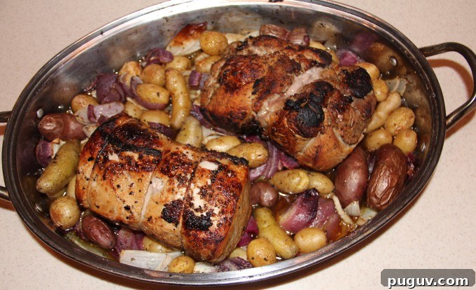 cider brined pork roasted