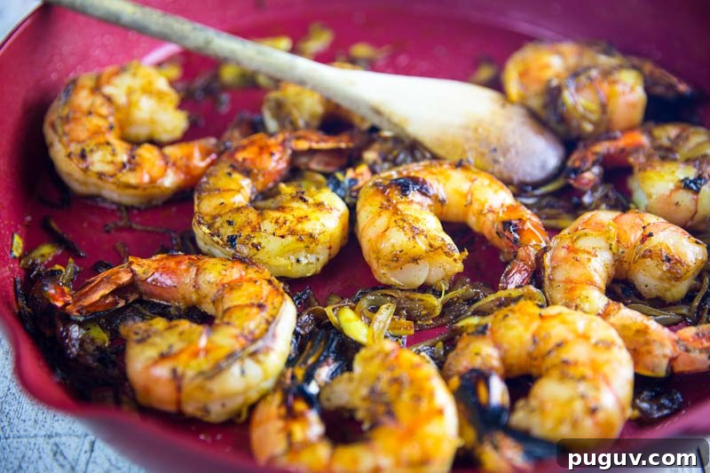 Grilled Vadouvan Curry Shrimp Recipe for the Big Green Egg 10 How to Make Grilled Vadouvan Curry Shrimp on the Big Green Egg
