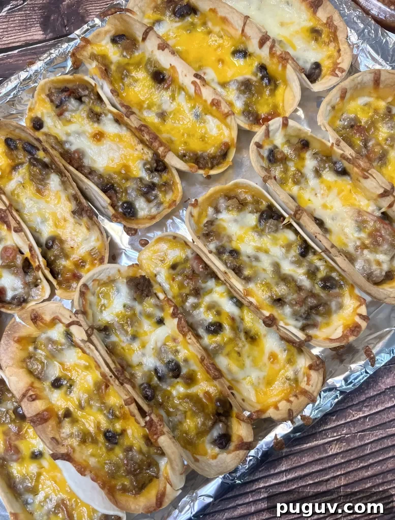 Taco Boats: Stuffed Tortilla Boat Recipe for Taco Night 2 taco boats