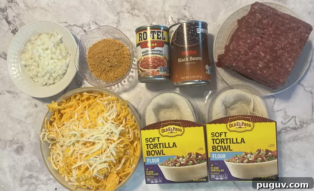 Taco Boats: Stuffed Tortilla Boat Recipe for Taco Night 3 taco boat ingredients