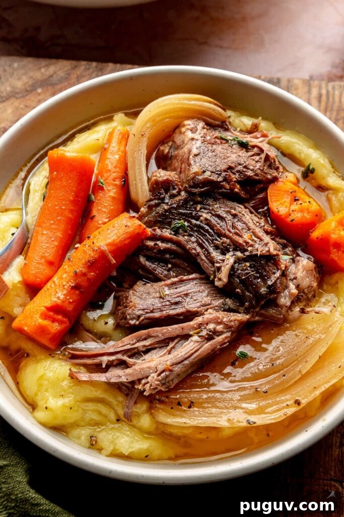 Slow-Cooker Pot Roast with Tender Vegetables and Savory Gravy 10 Slow Cooker Crockpot Pot Roast Recipe