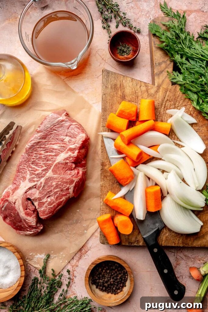 Slow-Cooker Pot Roast with Tender Vegetables and Savory Gravy 6 Slow Cooker Crockpot Pot Roast Recipe