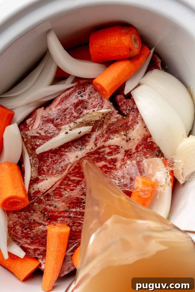 Slow-Cooker Pot Roast with Tender Vegetables and Savory Gravy 7 Slow Cooker Crockpot Pot Roast Recipe