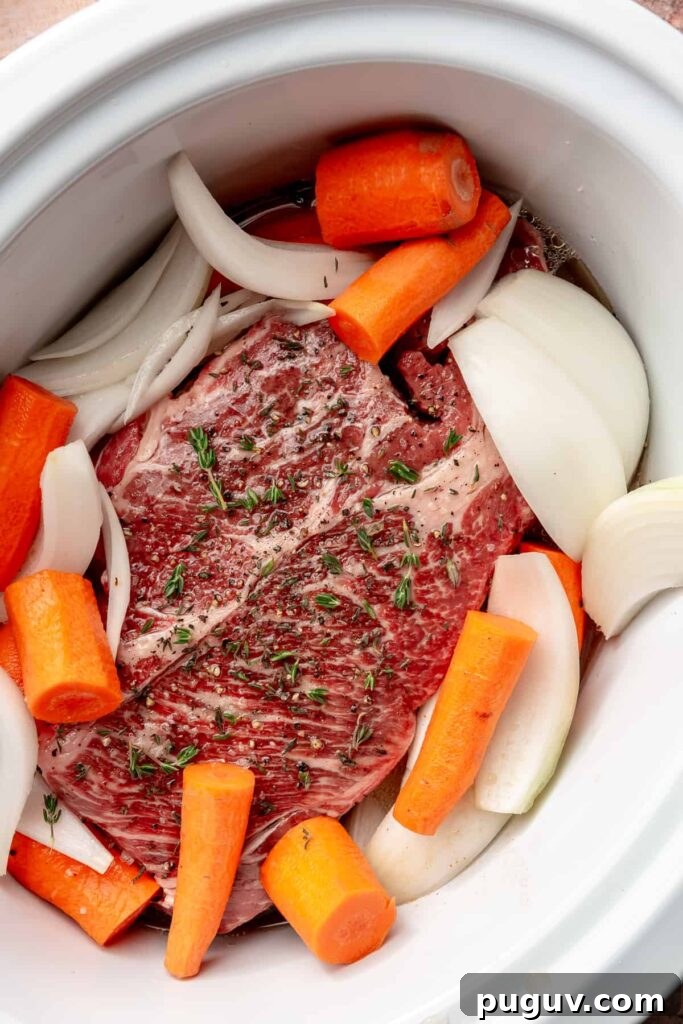 Slow-Cooker Pot Roast with Tender Vegetables and Savory Gravy 8 Slow Cooker Crockpot Pot Roast Recipe