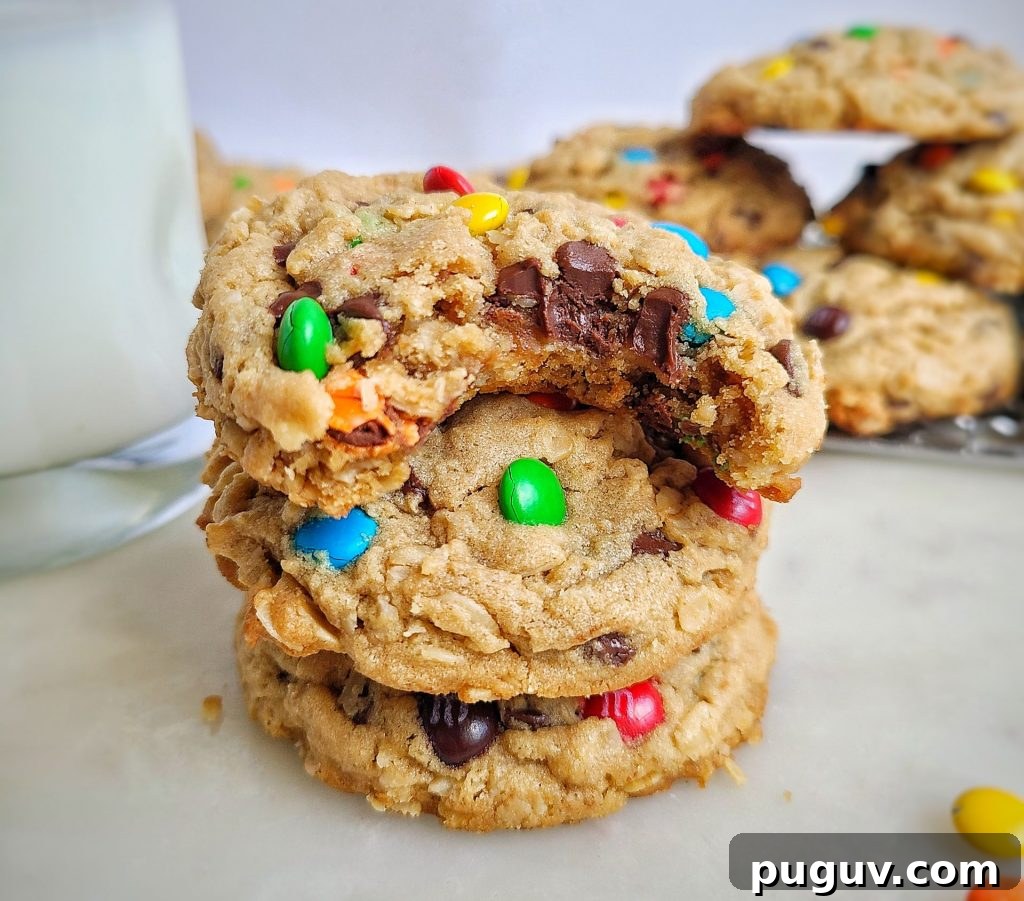 Chewy Monster Cookies Recipe: Thick, Loaded Chocolate Peanut Butter 4 img 5286 6