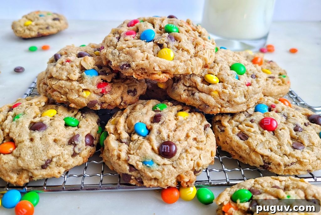Chewy Monster Cookies Recipe: Thick, Loaded Chocolate Peanut Butter 5 img 5286 8