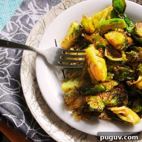 Air Fried Brussels Sprouts