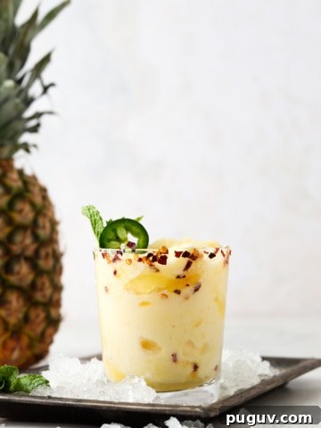 pineapple margarita mocktail 3 scaled