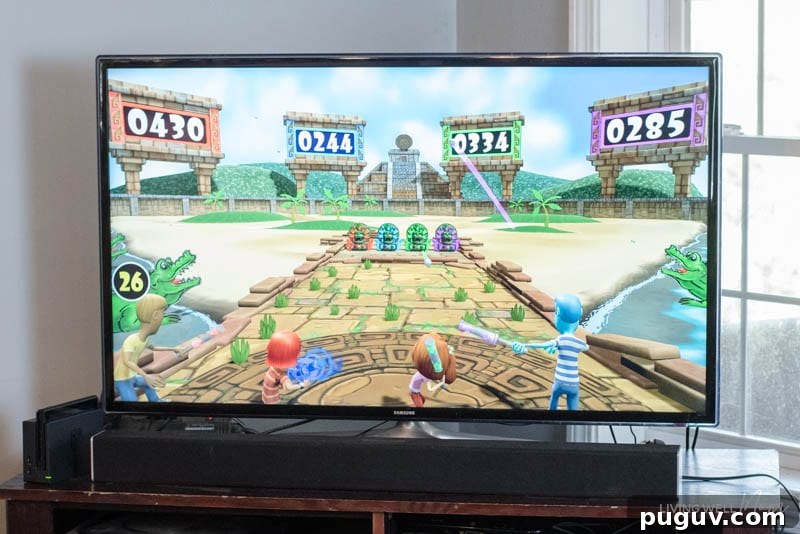 How a Gaming Console Can Bring Your Family Together 7 A flat-screen television