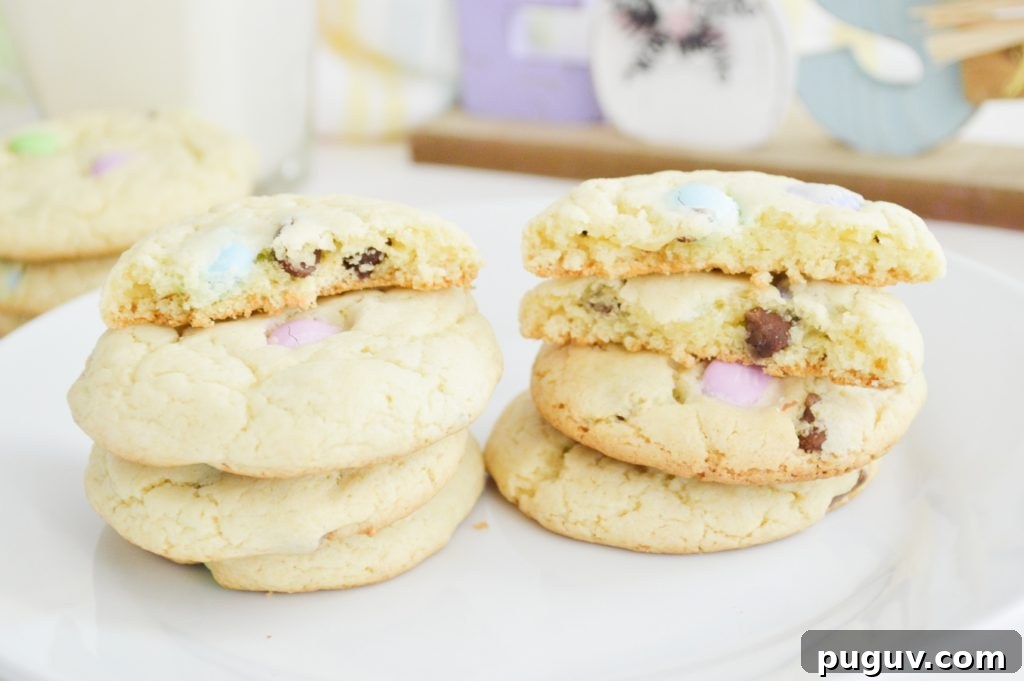 Vanilla Easter Cake Mix Cookies: Soft Spring Treats 11 img 5571 10