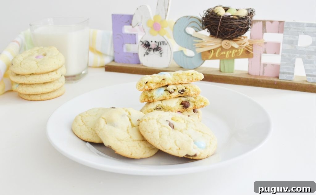 Vanilla Easter Cake Mix Cookies: Soft Spring Treats 4 img 5571 3