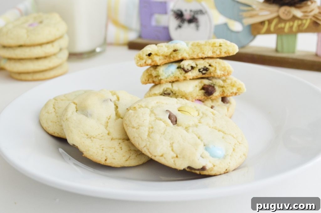 Vanilla Easter Cake Mix Cookies: Soft Spring Treats 6 img 5571 5