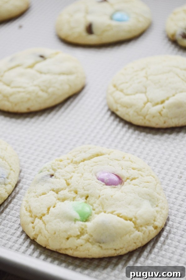Vanilla Easter Cake Mix Cookies: Soft Spring Treats 10 img 5571 9