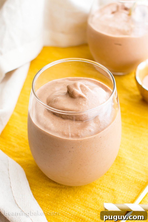 Peanut Butter Hot Chocolate Smoothie — Vegan, Gluten-Free Protein Boost 4 Peanut Butter Hot Chocolate Smoothie