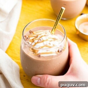 Peanut Butter Hot Chocolate Smoothie — Vegan, Gluten-Free Protein Boost 6 Peanut Butter Hot Chocolate Smoothie